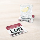 WanderTag Paper-Untersetzer Rechteckiger Pappuntersetzer (Vor Ort)