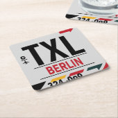 WanderTag Paper-Untersetzer Rechteckiger Pappuntersetzer (angewinkelt)