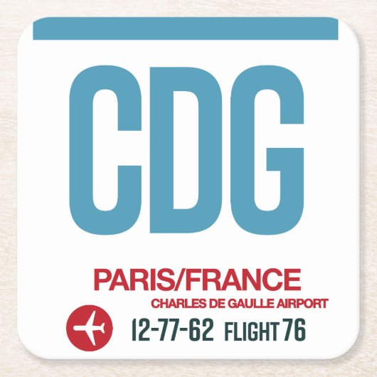 WanderTag Paper-Untersetzer Rechteckiger Pappuntersetzer (Vorderseite)