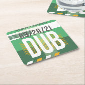 WanderTag Paper-Untersetzer Rechteckiger Pappuntersetzer (angewinkelt)