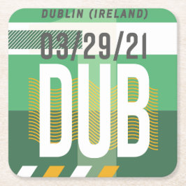 WanderTag Paper-Untersetzer Rechteckiger Pappuntersetzer