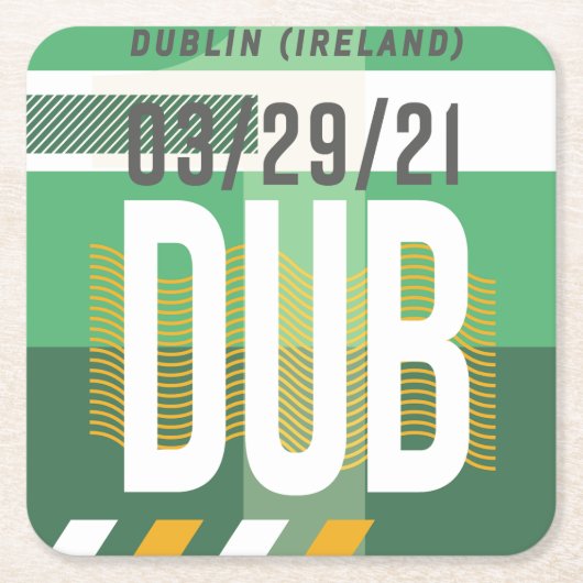 WanderTag Paper-Untersetzer Rechteckiger Pappuntersetzer (Vorderseite)