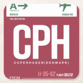 WanderTag Paper-Untersetzer Rechteckiger Pappuntersetzer (Vorderseite)