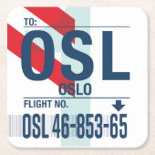 WanderTag Paper-Untersetzer Rechteckiger Pappuntersetzer (Vorderseite)