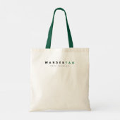 WanderTag - Tote Bag Tragetasche (Rückseite)