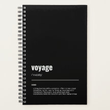 WanderTag - Voyage Black Planner 2026