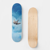 Wandertauben-Falke Skateboard (Vorderseite)
