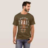 Wanderteam Führer Expedition Trek Tour Berge T-Shirt (Vorne ganz)