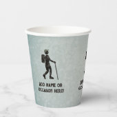 Wandertheater mit Schuster und eigener Text auf Pappbecher (Vorderseite)