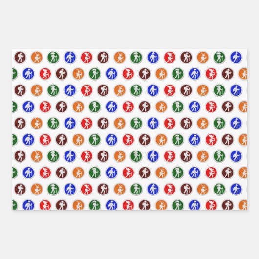 Wandertierpapier Geschenkpapier Set (Vorderseite 2)