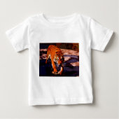 Wandertiger Baby T-shirt (Vorderseite)