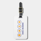 Wanderung Alaska Gepäckanhänger (Vorderseite vertikal)