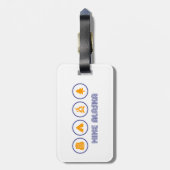 Wanderung Alaska Gepäckanhänger (Rückseite vertikal)