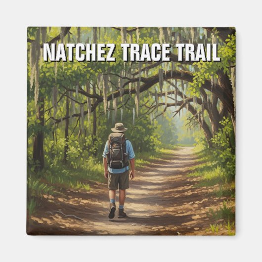 Wanderung auf dem Natchez Trace Magnet (Vorne)