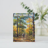 Wanderung auf dem Natchez Trace Postkarte (Stehend Vorderseite)
