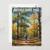 Wanderung auf dem Natchez Trace Postkarte (Vorne/Hinten)