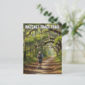 Wanderung auf dem Natchez Trace Postkarte (Stehend Vorderseite)