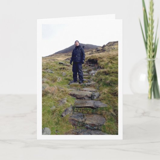 Wanderung auf dem Snowdon Karte (Vorderseite)