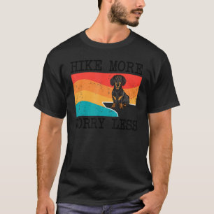 Wanderung Besorgnis erregender weniger Schwarze Da T-Shirt
