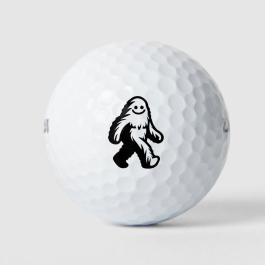 Wanderung Bigfoot - Sasquatch Funny Cryptid lächel Golfball (Vorderseite)