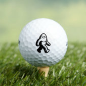 Wanderung Bigfoot - Sasquatch Funny Cryptid lächel Golfball (Insitu T-Shirt)