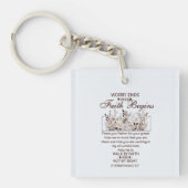 Wanderung durch den Glauben 2 Corinthians Blumensc Schlüsselanhänger (Vorderseite)