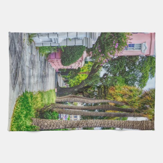 Wanderung entlang der Regenbogenrow Geschirrtuch (Horizontal)