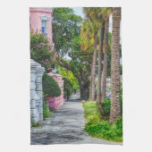 Wanderung entlang der Regenbogenrow Geschirrtuch (Vertikal)