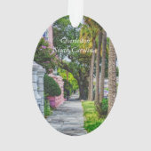 Wanderung entlang der Regenbogenrow Ornament (Rückseite)