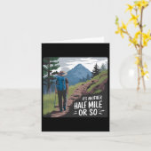 Wanderung Es ist eine weitere halbe Meile oder so Karte (Gelbe Blume)