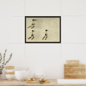 Wanderung Gait Analysis Leg Spine Chiropractic Cha Poster (Küche)