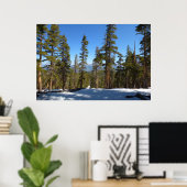 Wanderung hinab von Mitchell Peak im Sequoia Poster (Heimbüro)