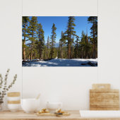 Wanderung hinab von Mitchell Peak im Sequoia Poster (Küche)