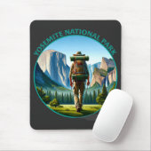 Wanderung im Yosemite Nationalpark Mousepad (Mit Mouse)