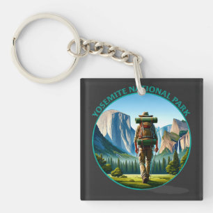 Wanderung im Yosemite Nationalpark Schlüsselanhänger