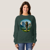 Wanderung im Yosemite Nationalpark Sweatshirt (Vorne ganz)