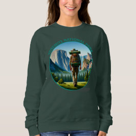 Wanderung im Yosemite Nationalpark Sweatshirt