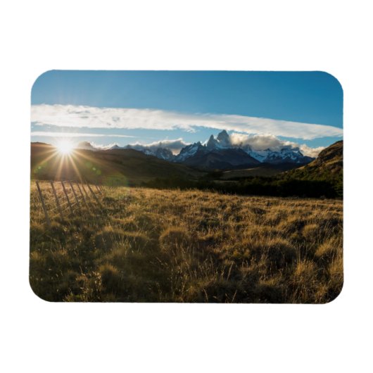 Wanderung in Fitz Roy Mountains, Patagonien Magnet (Horizontal)