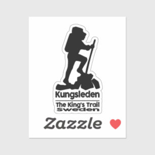 Wanderung - Kungsleden - The Kings Trail - Schwede Aufkleber