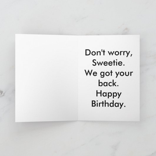 Wanderung Ladybug Geburtstag Karte (Innenseite)