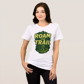 Wanderung (Loipe) Tri-Blend Shirt (Vorderseite voll)