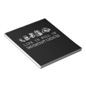 Wanderung Lover | Das Leben ist voller wichtiger E Notizblock (angewinkelt)