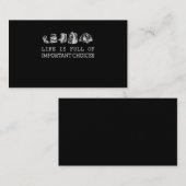 Wanderung Lover | Das Leben ist voller wichtiger E Visitenkarte (Vorne/Hinten)