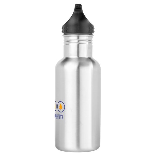 Wanderung Massachusetts Edelstahlflasche (Rechts)