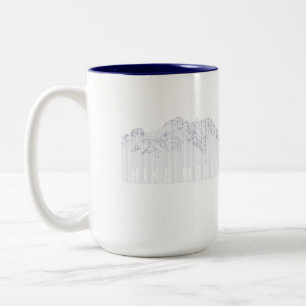 Wanderung Mehr Berge Zwei-Tone-Kaffee-Tasse Zweifarbige Tasse