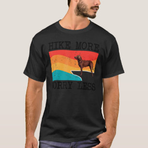 Wanderung mehr Besorgnis weniger Schach-Bucht Retr T-Shirt