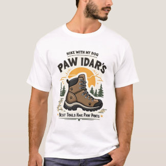 Wanderung mit meinem Hund Paw-Idar's Wanderboot Gr T-Shirt