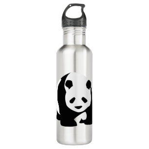 Wanderung Panda Edelstahlflasche