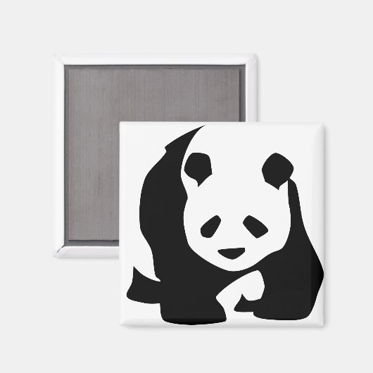 Wanderung Panda Magnet (Vorderseite/Rückseite)