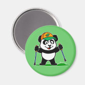 Wanderung Panda Magnet (Vorderseite/Rückseite)